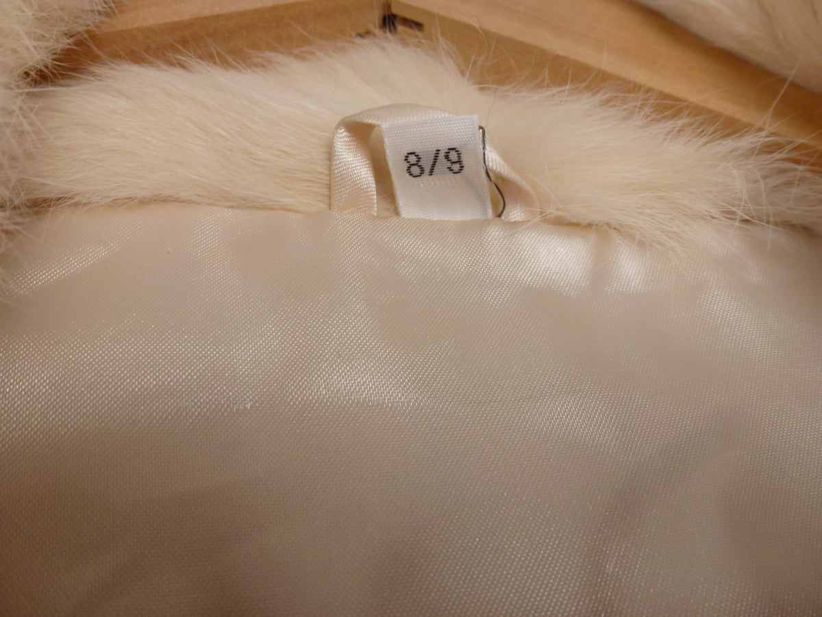 Vintage Fur Coat Cream