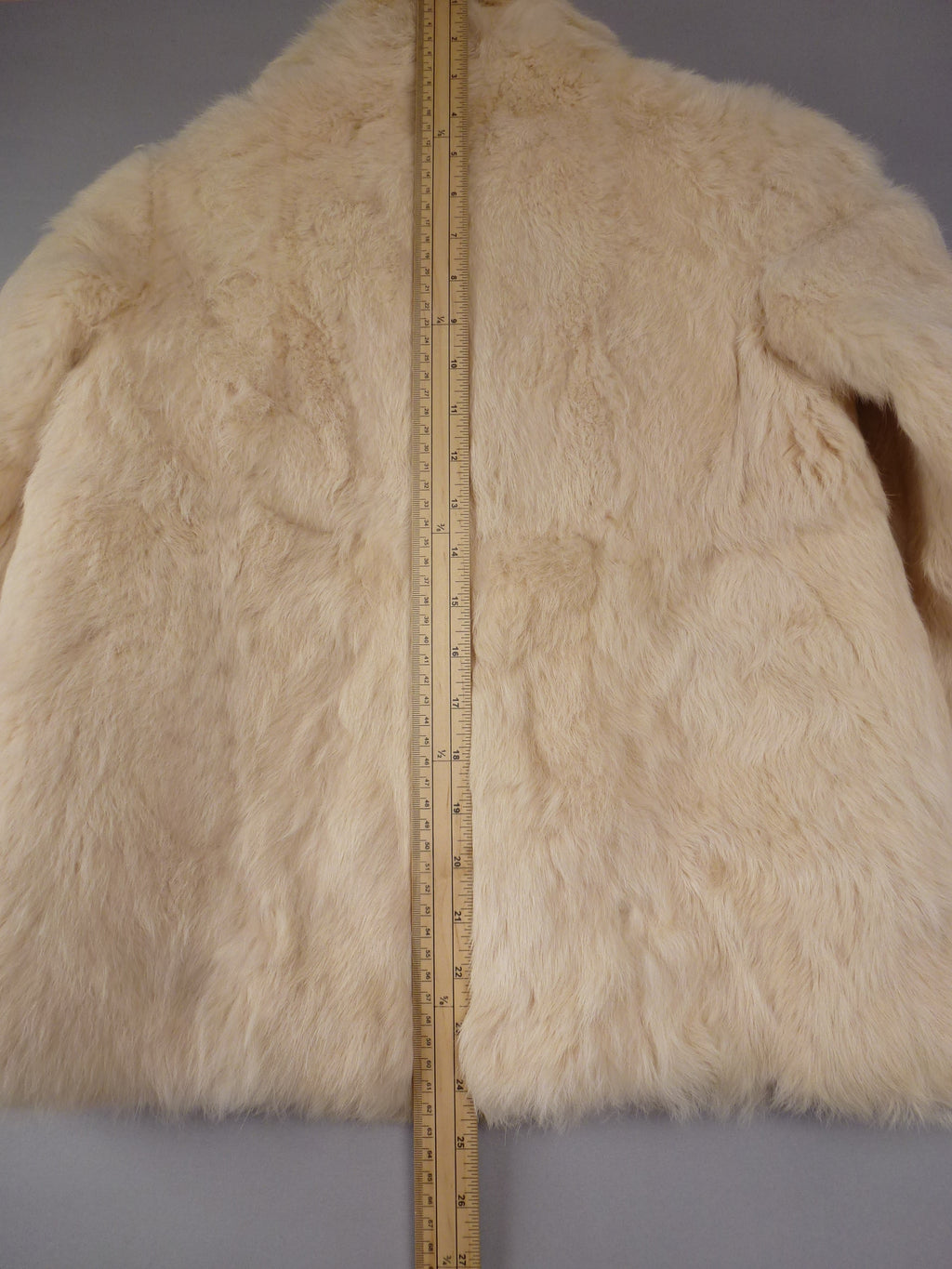 Vintage Fur Coat Cream