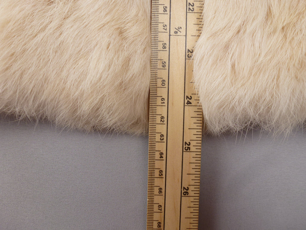 Vintage Fur Coat Cream
