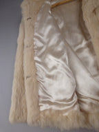 Vintage Fur Coat Cream