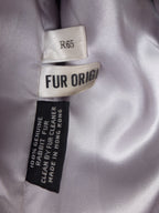 Vintage Grey Rabbit Fur Coat