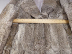 Vintage Grey Rabbit Fur Coat
