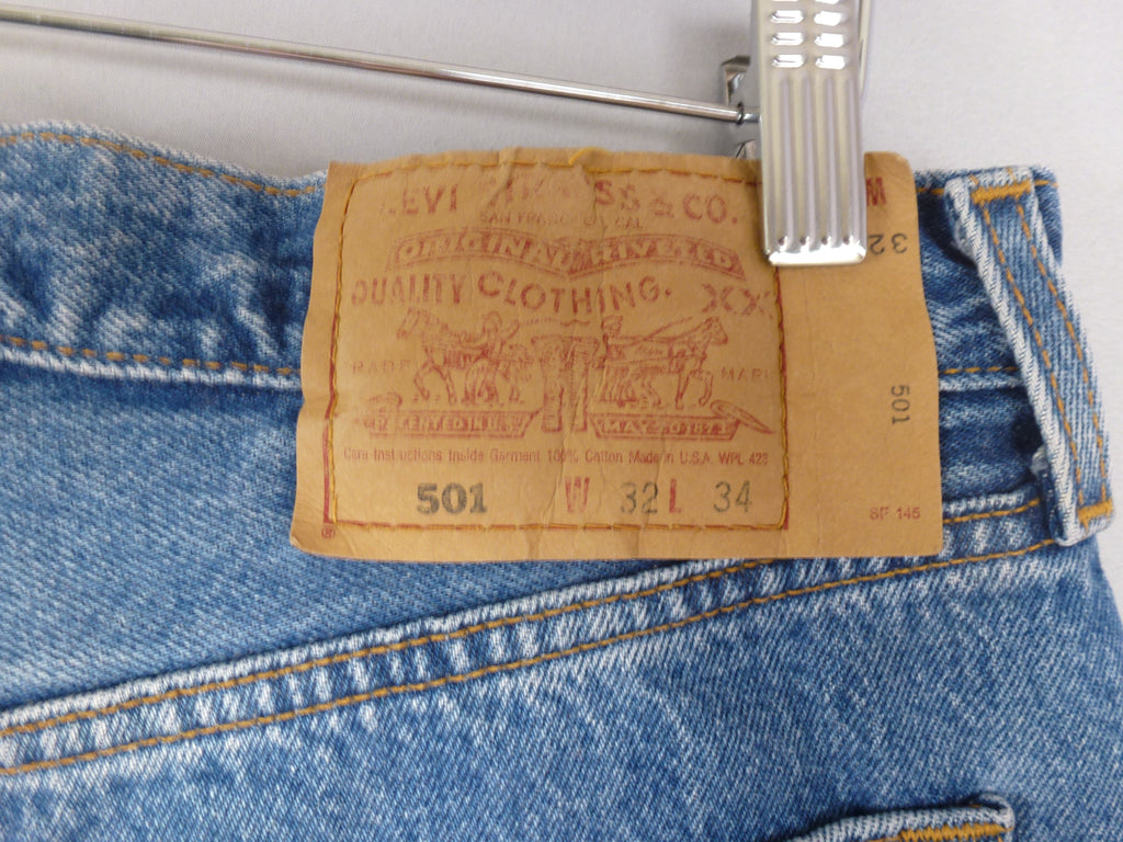 Vintage Blue Levi's 501 Jeans