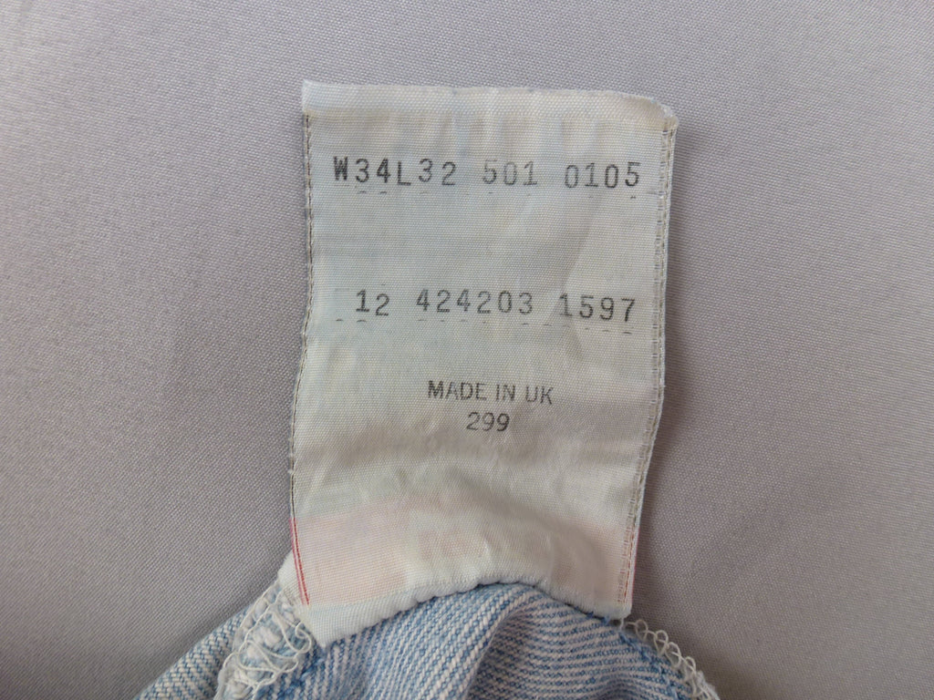 Vintage Blue Levi's 501 Jeans