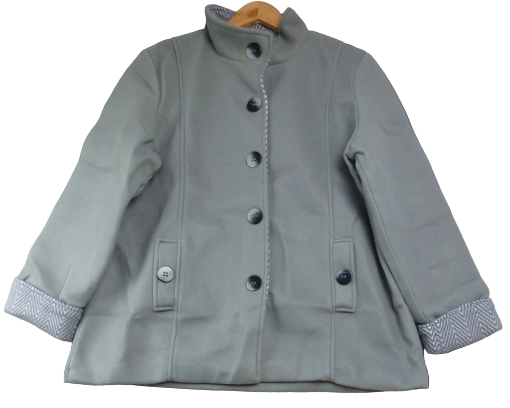 Anne De Lancay Grey Winter Coat