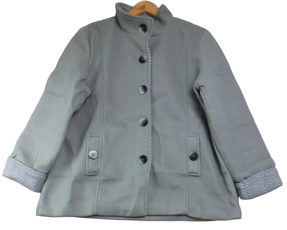 Anne De Lancay Grey Winter Coat