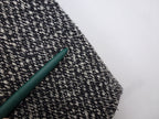Wool Blend Oversized Black & White Coat