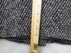 Wool Blend Oversized Black & White Coat