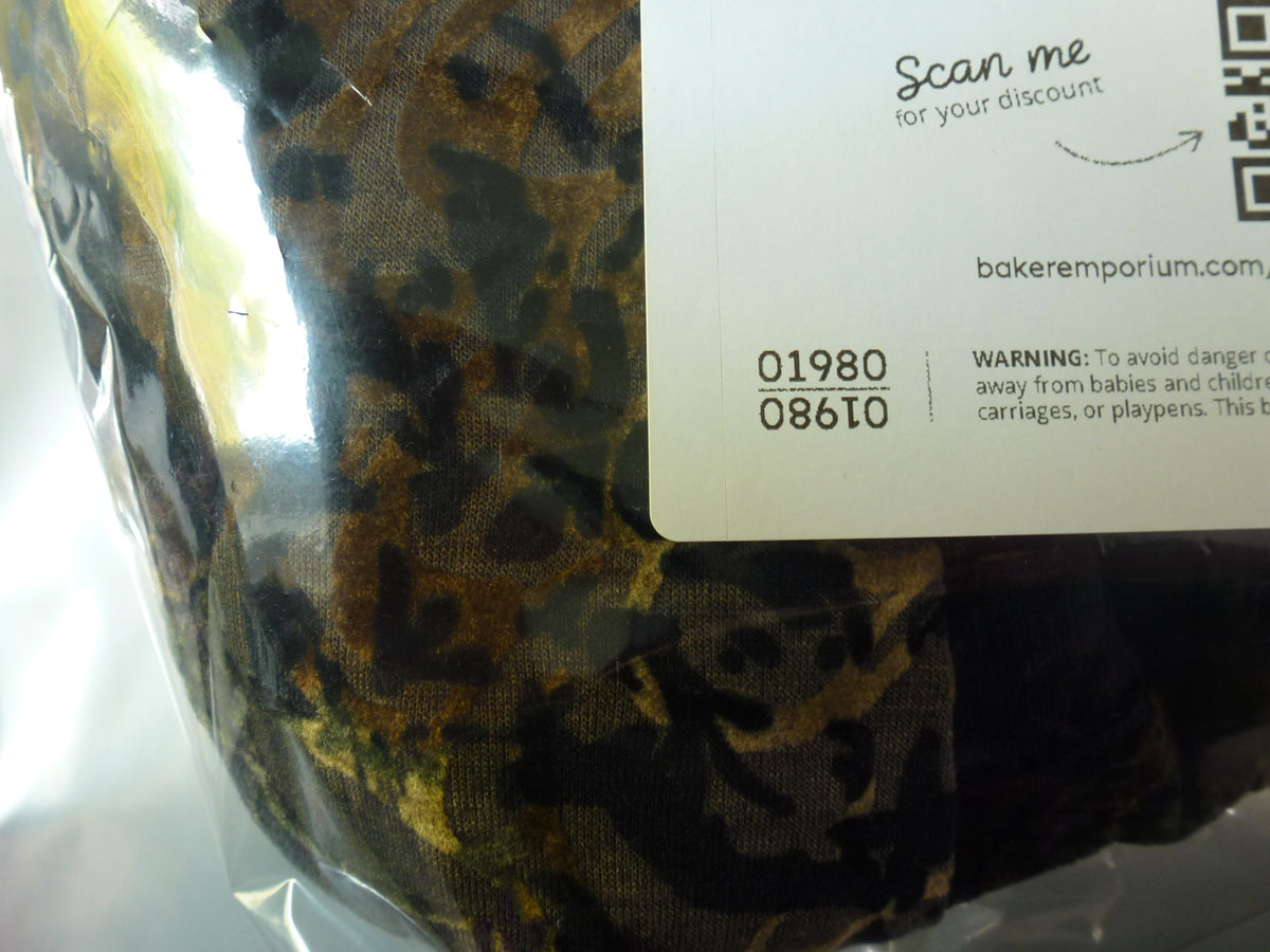 M&S Skirt Olive & Purple Devore Velvet