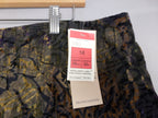 M&S Skirt Olive & Purple Devore Velvet