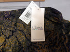 M&S Skirt Olive & Purple Devore Velvet