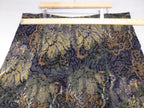 M&S Skirt Olive & Purple Devore Velvet