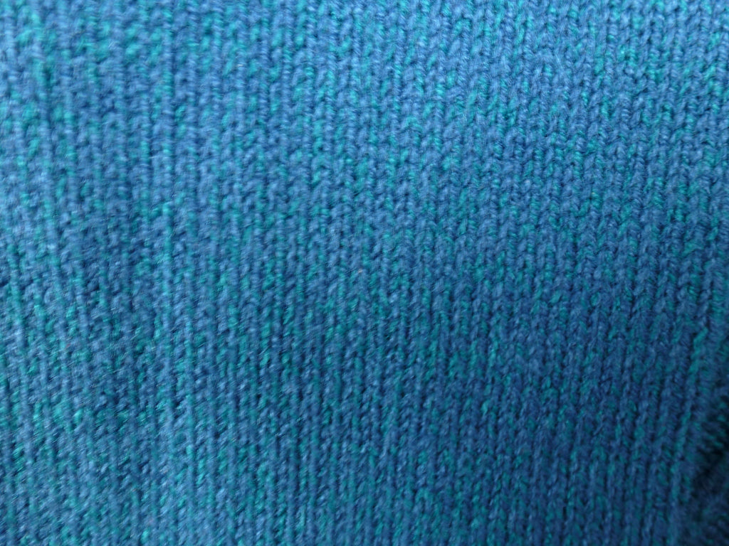 Honor Millburn Teal Cable Knit Cardigan