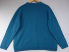 Honor Millburn Teal Cable Knit Cardigan