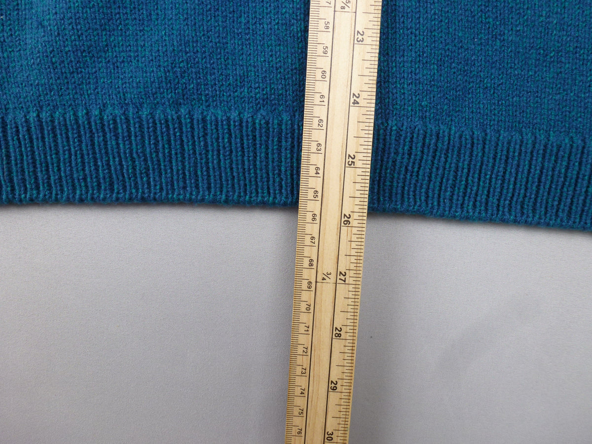 Honor Millburn Teal Cable Knit Cardigan