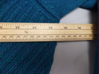 Honor Millburn Teal Cable Knit Cardigan