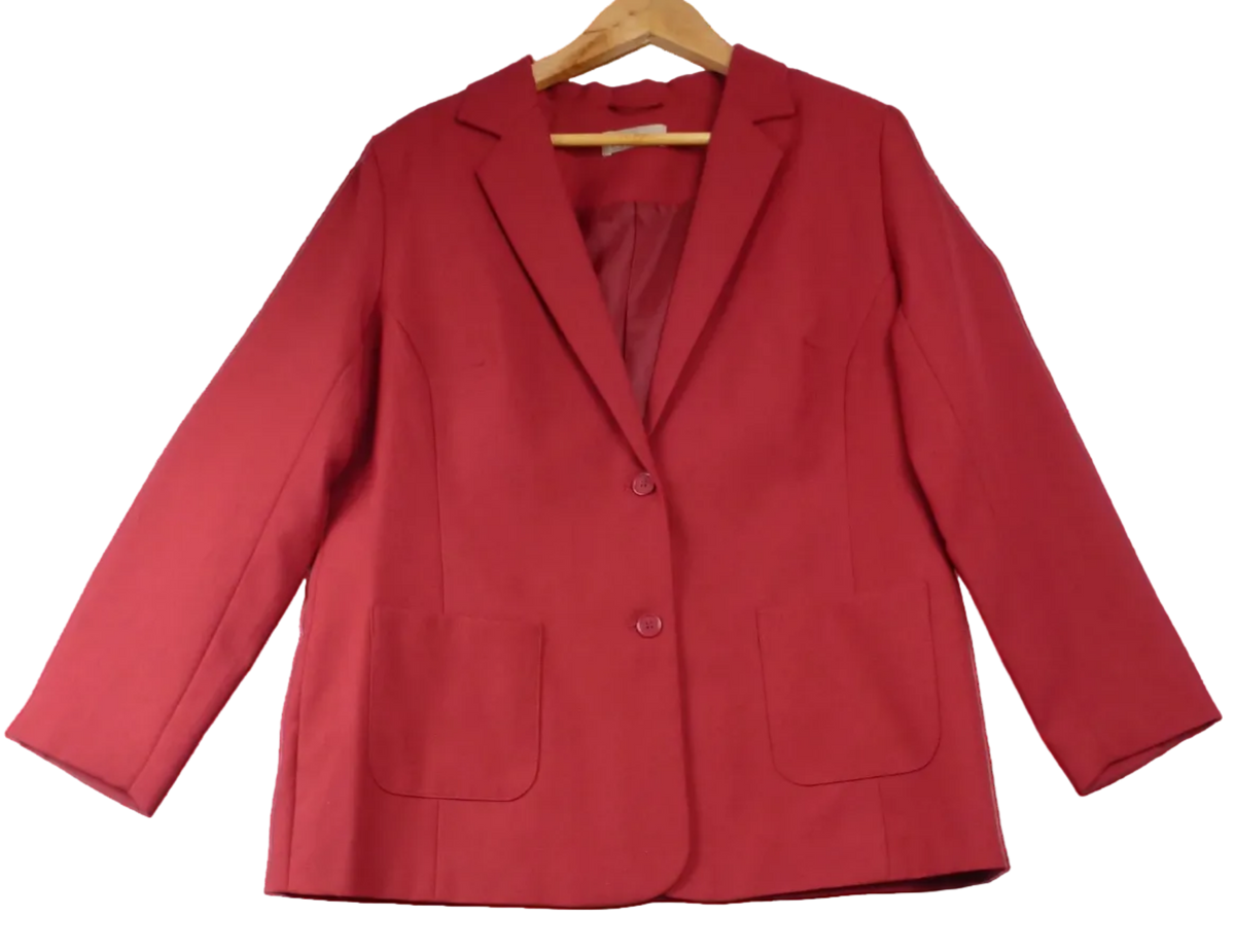 Daxon Red Tailored Blazer