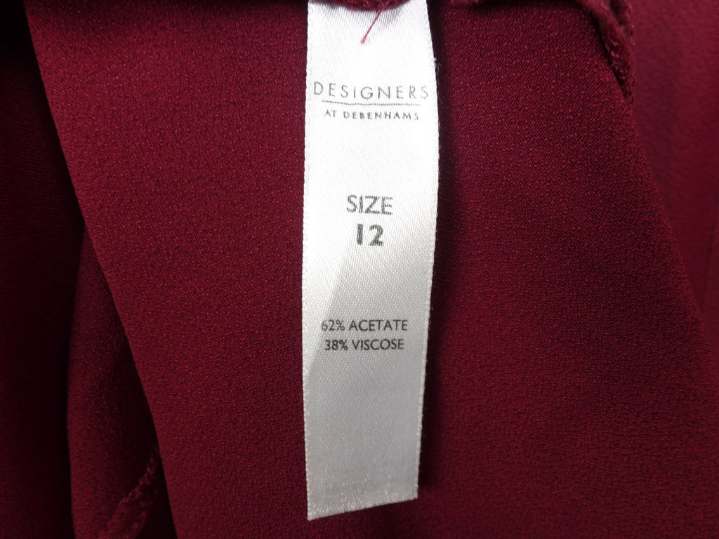 Designers at Debenhams Burgundy Maxi Evening Dress