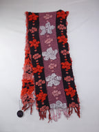 Textured Floral Statement Scarf