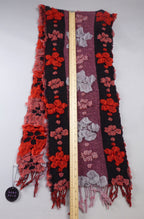 Textured Floral Statement Scarf
