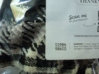 M&S Black & White Check Scarf and Gloves Gift Set