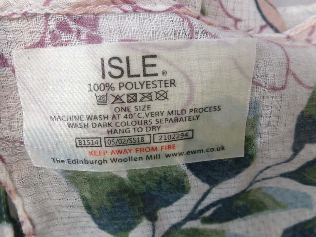 Isle Floral Lightweight Summer Scarf