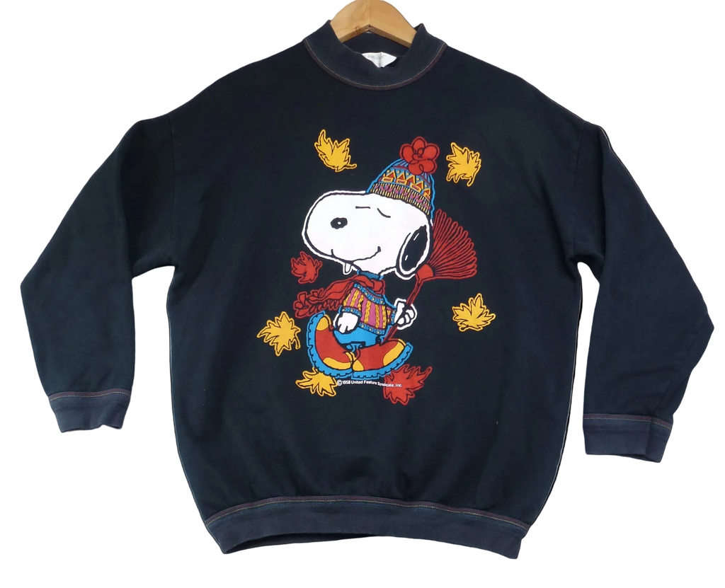 Vintage Black Snoopy St Michael Sweatshirt
