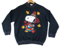Vintage Black Snoopy St Michael Sweatshirt