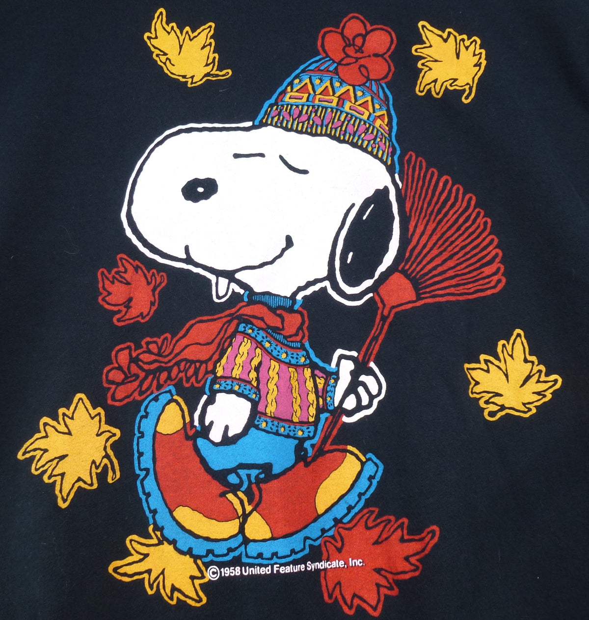Vintage Black Snoopy St Michael Sweatshirt