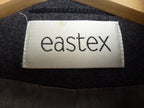 Eastex Grey Cashmere Wool Blend Longline Overcoat