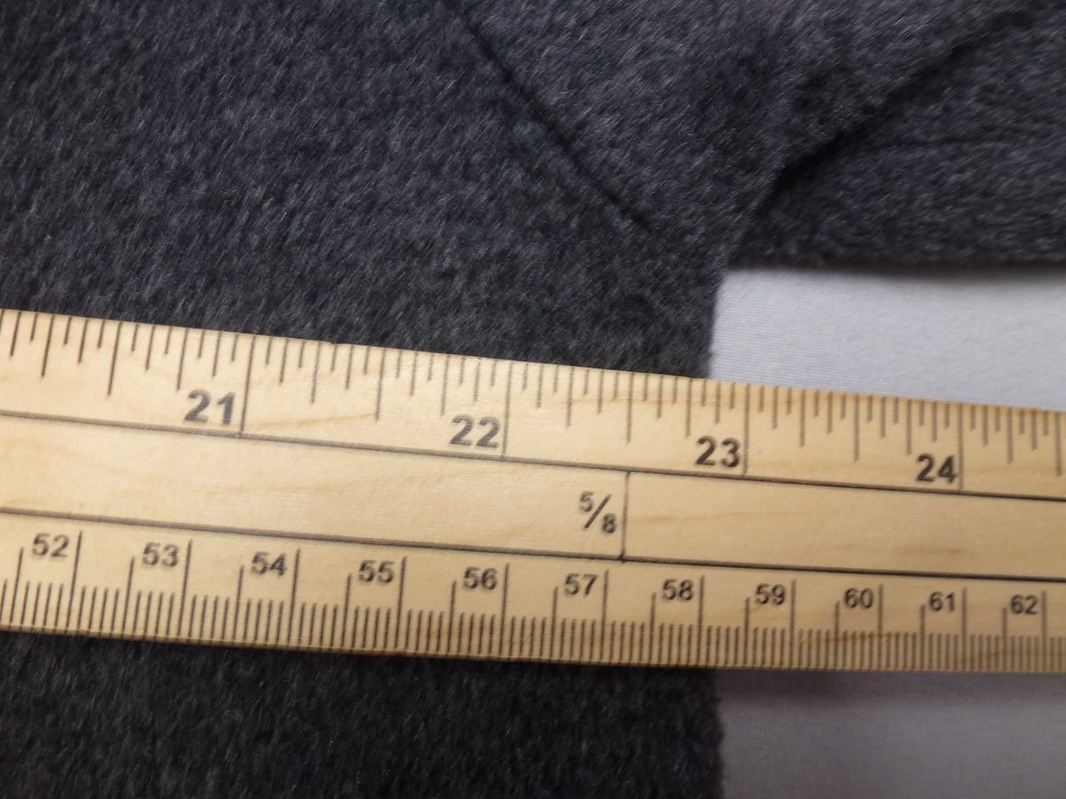 Eastex Grey Cashmere Wool Blend Longline Overcoat
