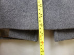 Eastex Grey Cashmere Wool Blend Longline Overcoat