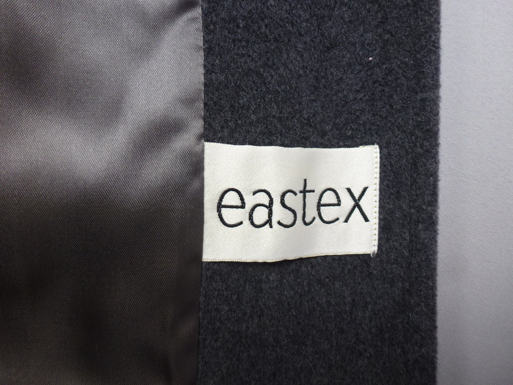 Eastex Grey Cashmere Wool Blend Longline Overcoat