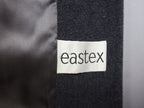 Eastex Grey Cashmere Wool Blend Longline Overcoat