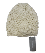 Cream Chunky Knit River Island Beanie