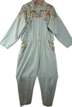 Vintage Wicked Gear Floral Jumpsuit