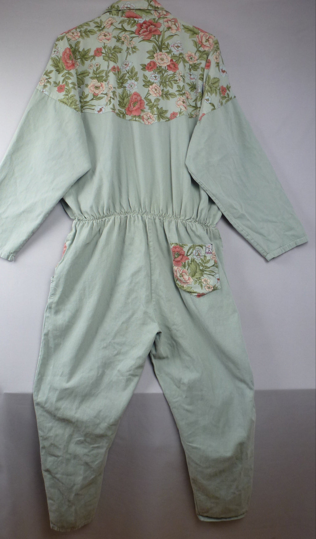 Vintage Wicked Gear Floral Jumpsuit
