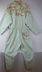Vintage Wicked Gear Floral Jumpsuit