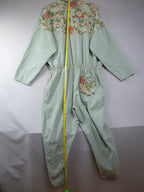Vintage Wicked Gear Floral Jumpsuit