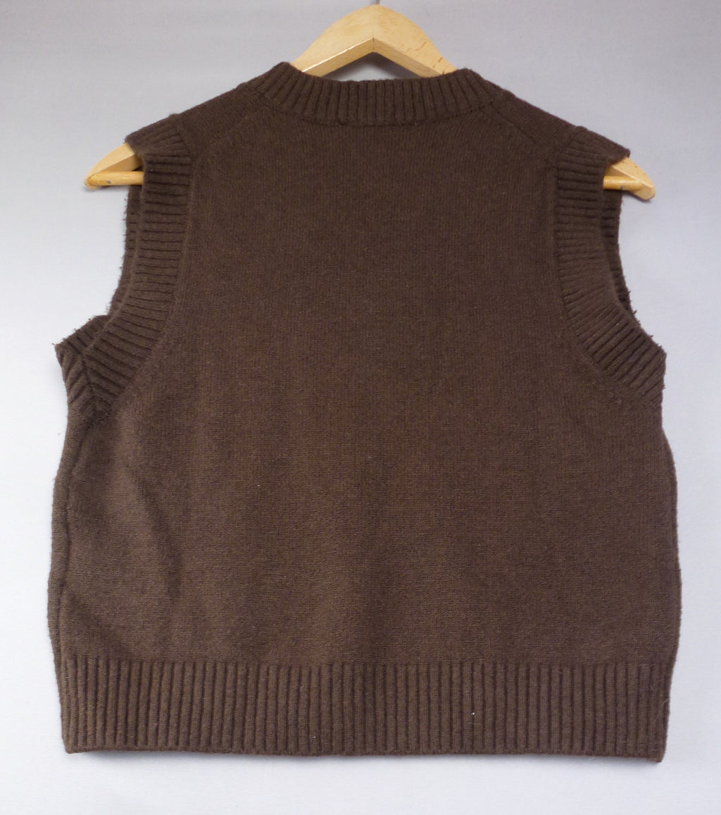 Zara Brown Knitted Vest