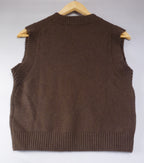 Zara Brown Knitted Vest