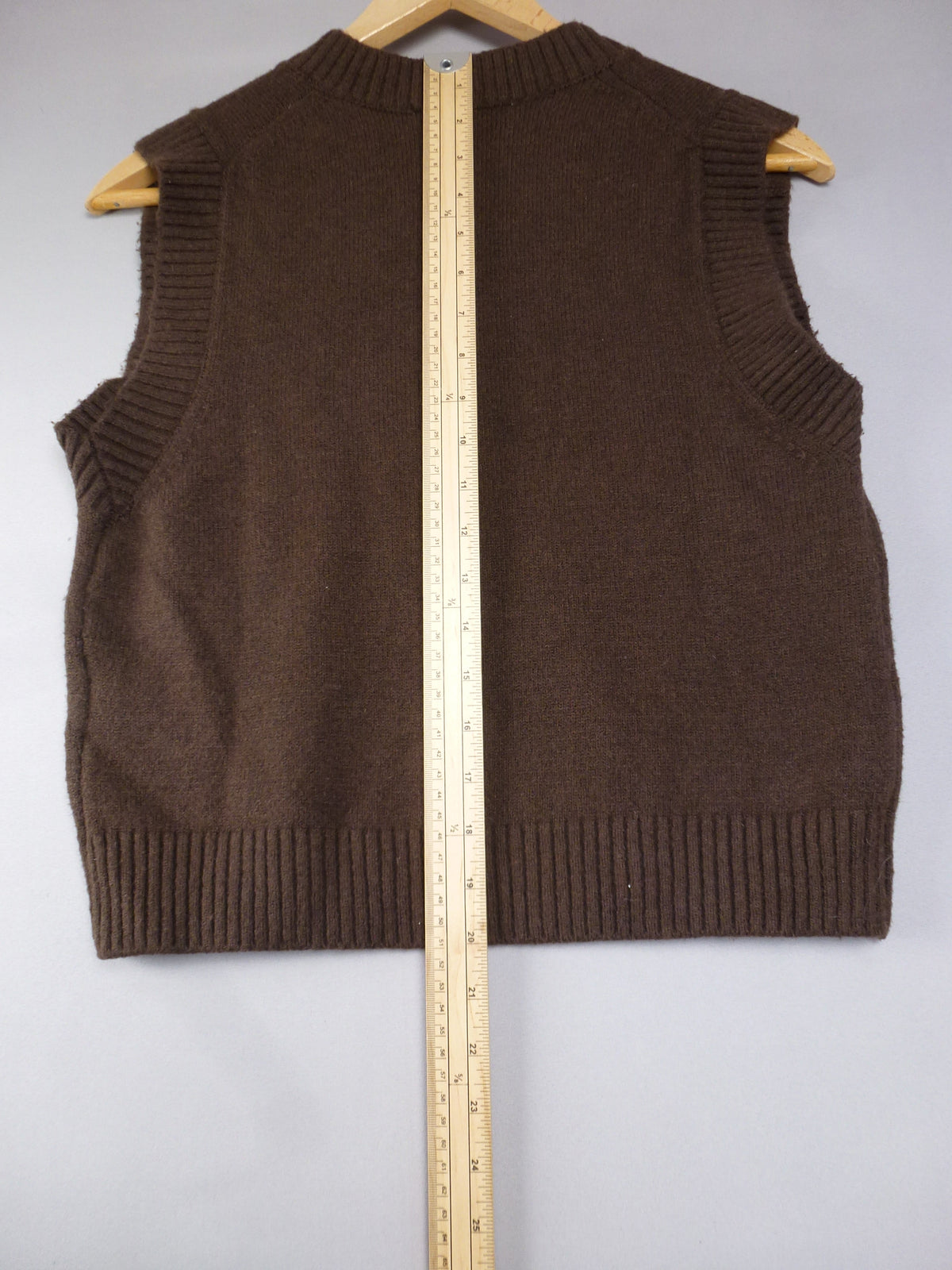 Zara Brown Knitted Vest