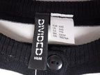 Divided H&M Black & White Striped Cardigan