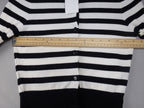 Divided H&M Black & White Striped Cardigan