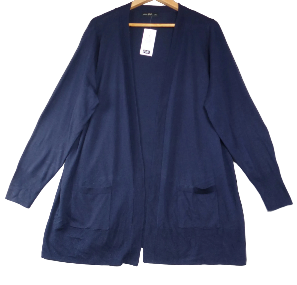 F&F Navy Open Front Cardigan
