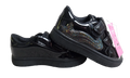 George Black Patent Light Up Glitter School Shoes