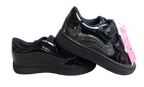 George Black Patent Light Up Glitter School Shoes