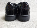 George Black Patent Light Up Glitter School Shoes
