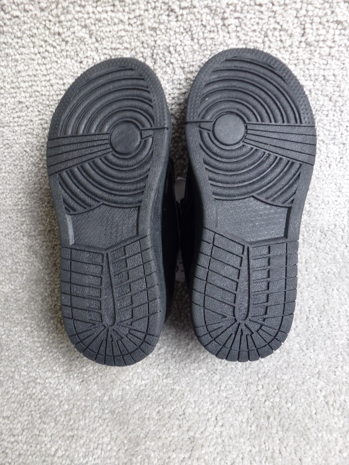 George Black Patent Light Up Glitter School Shoes