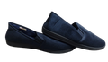 M&S Navy Slippers Thermowarm Memory Foam